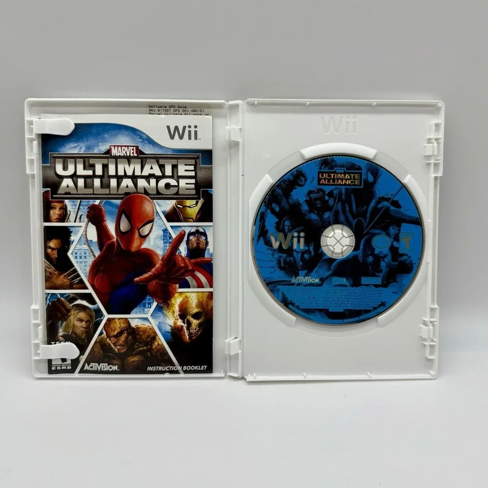 Marvel Ultimate Alliance for Nintendo‎ Wii Game, Case And Manual Tested